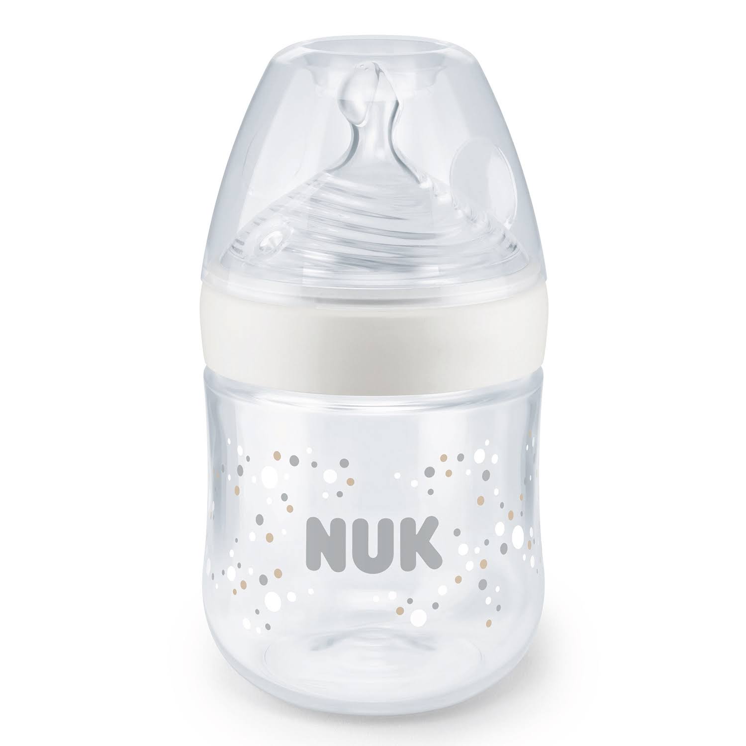 NUK Nature Sense Baby Bottle 0-6 Months Temperature Control Anti-Colic Vent