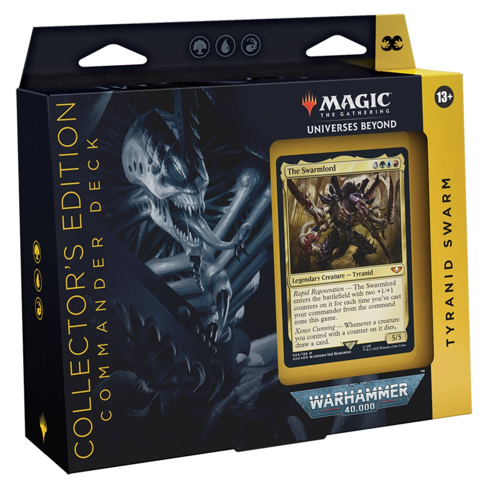 Magic The Gathering: Universes Beyond: Warhammer 40,000 - Tyranid Swarm Commander Deck (Collector's Edition)
