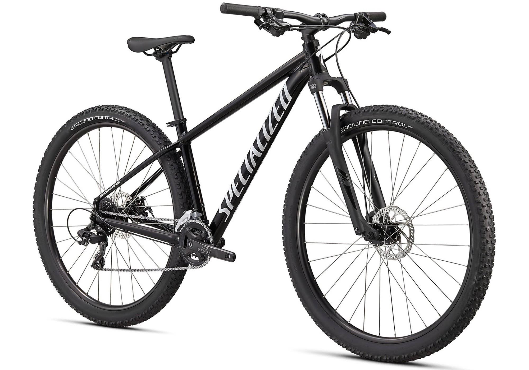 2021 Specialized Rockhopper 29 Mountain Bike, Gloss Tarmac Black Gloss Tarmac Black / Medium