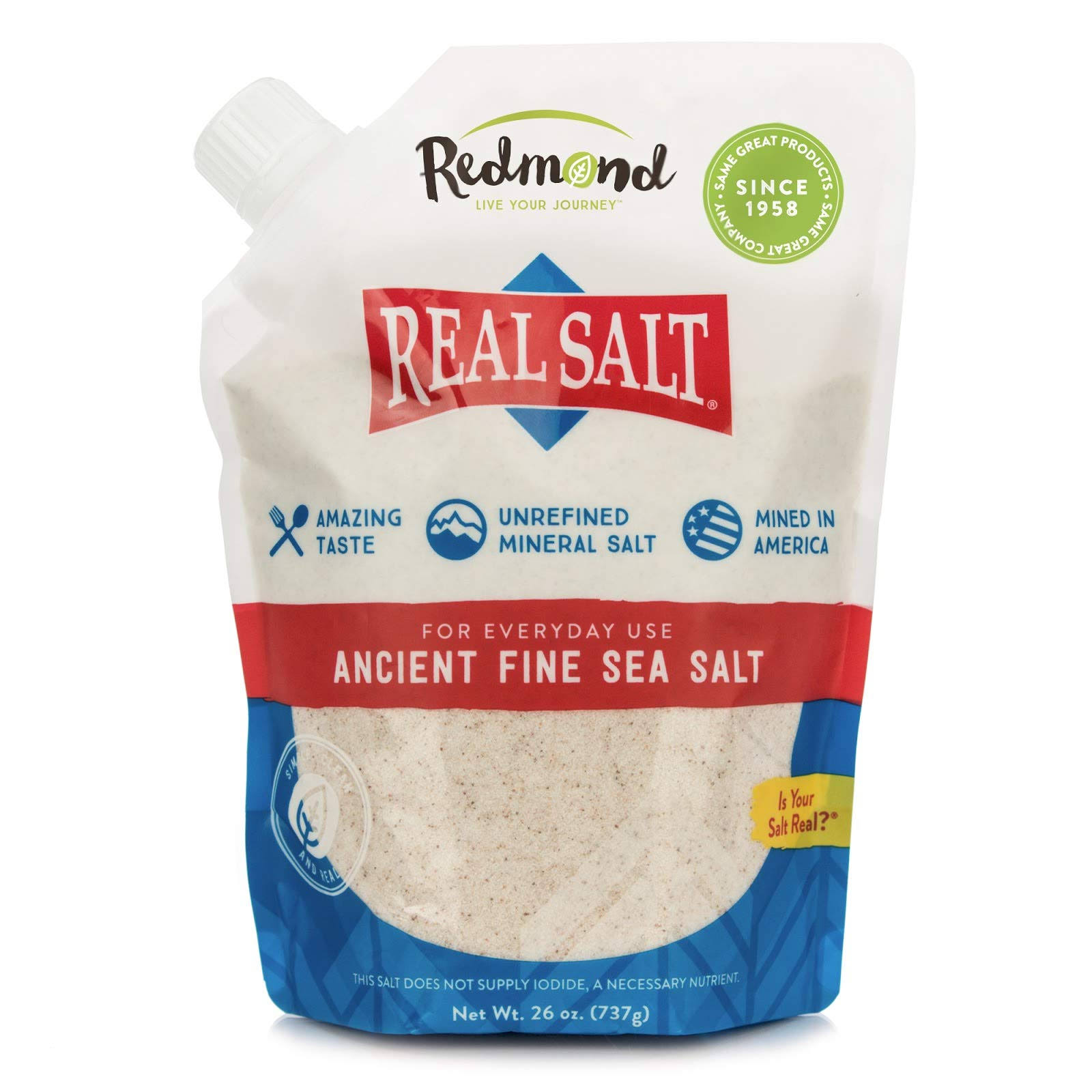 Real Salt Sea Salt Pouch - 26oz