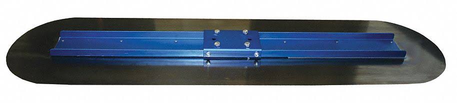 Kraft Tool Bull Float,rnd,12 X 48 In,blue Steel Model: CC750-01