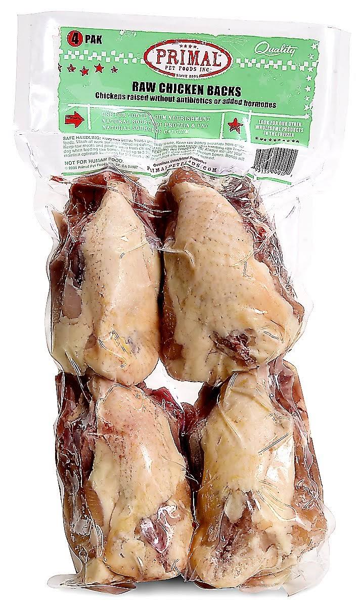 Primal Raw Chicken Backs