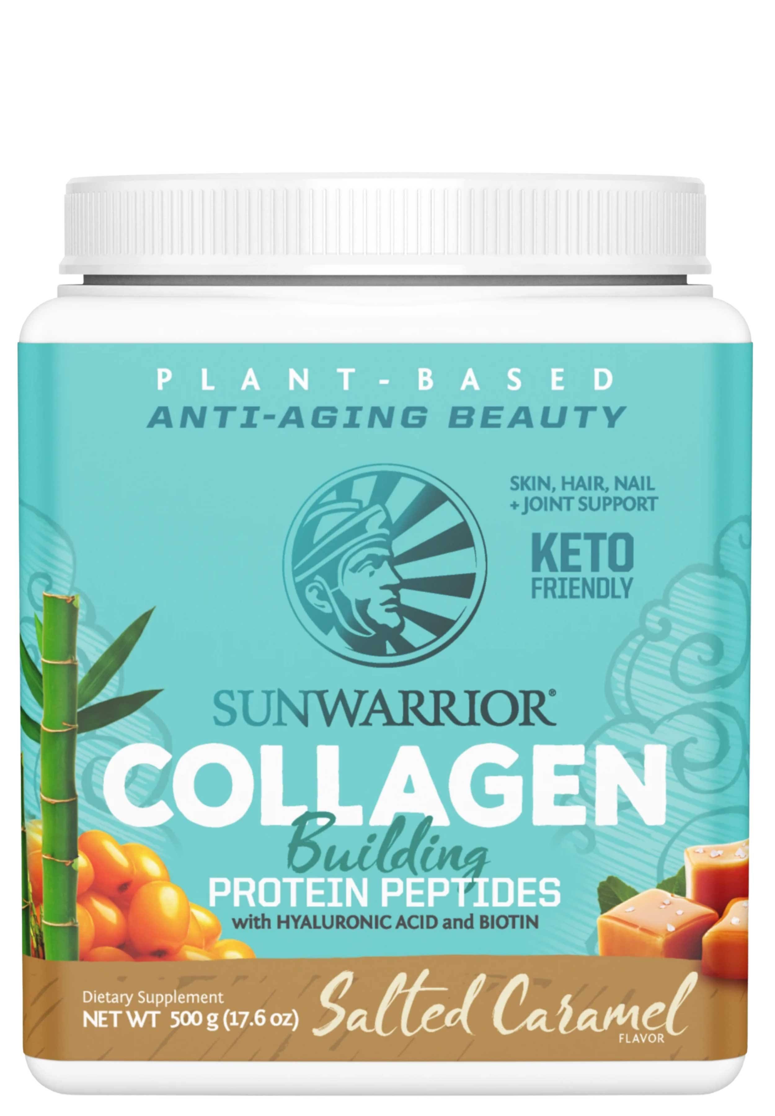 Sunwarrior Collagen Building Protein Peptides - Salted Caramel 500 G