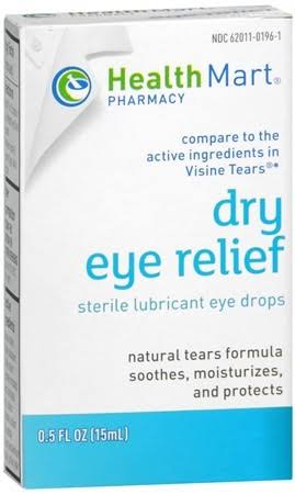 Health Mart Dry Eye Relief Sterile Lubricant Eye Drops - 15 ml