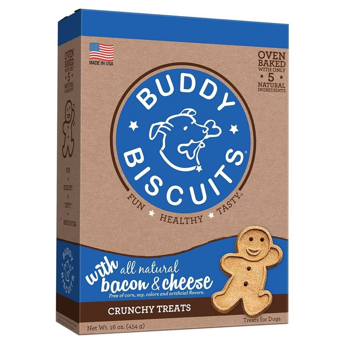Cloud Star Buddy Biscuits Dog Treats - Bacon & Cheese, 454g