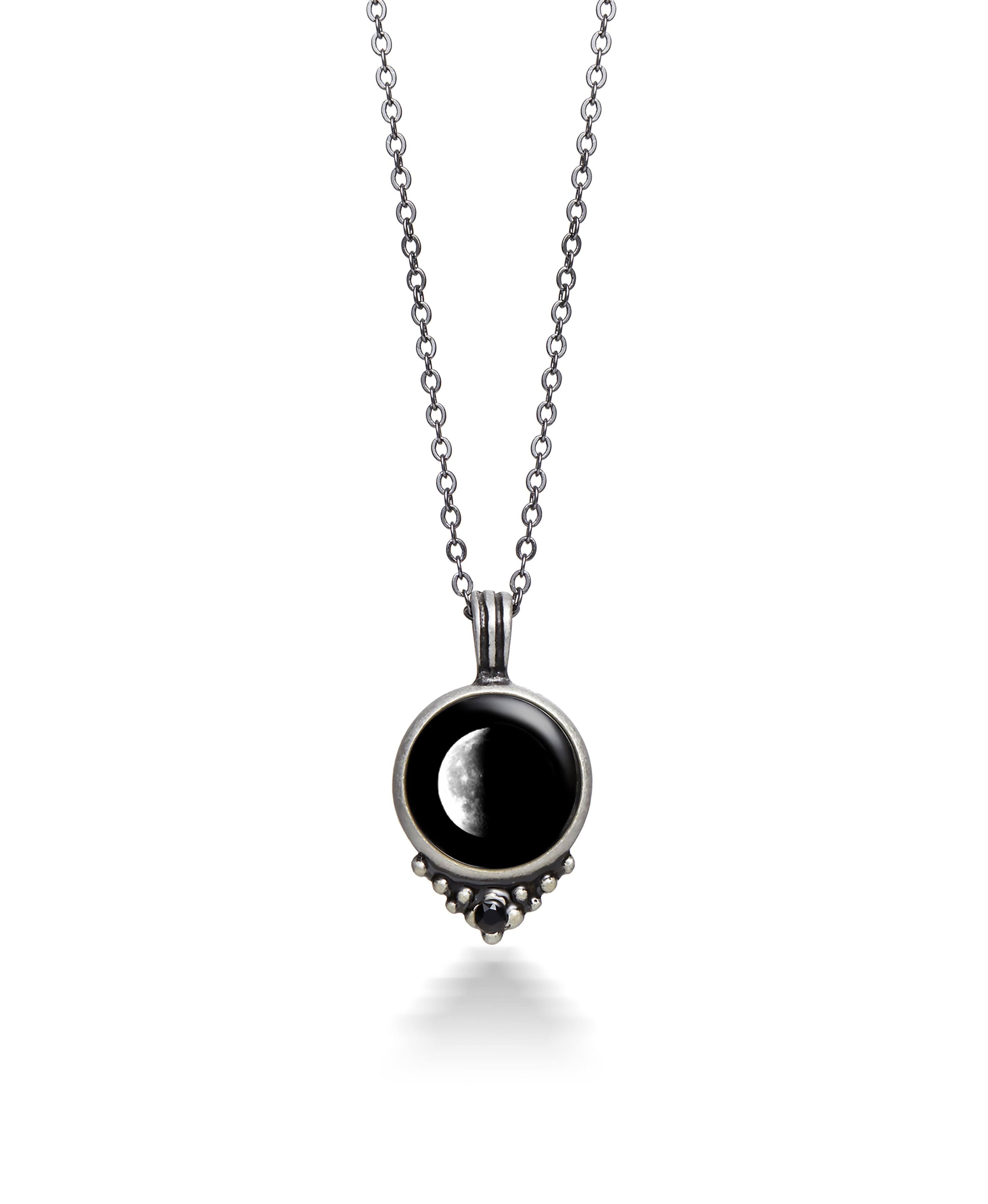 Moonglow Pewter Necklace 3D