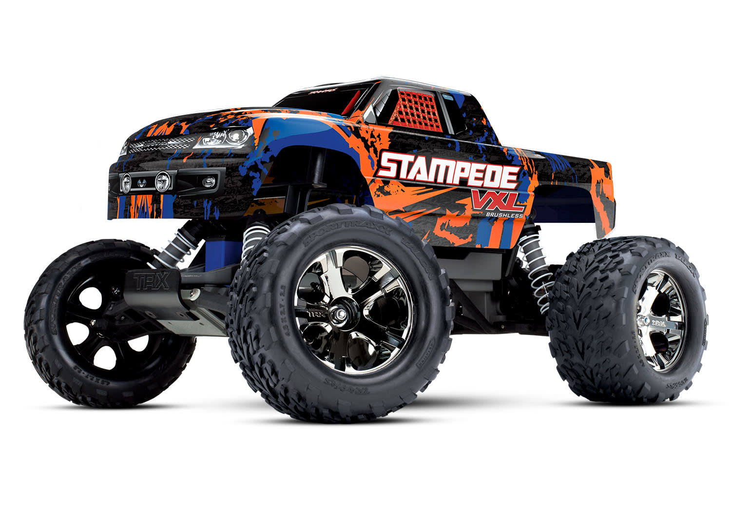 Traxxas 360764ORNG Stampede VXL: 1/10 Scale Monster