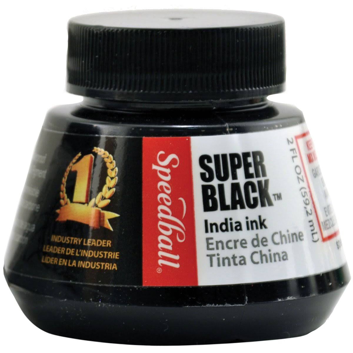 Speedball Super Black India Ink - 2oz