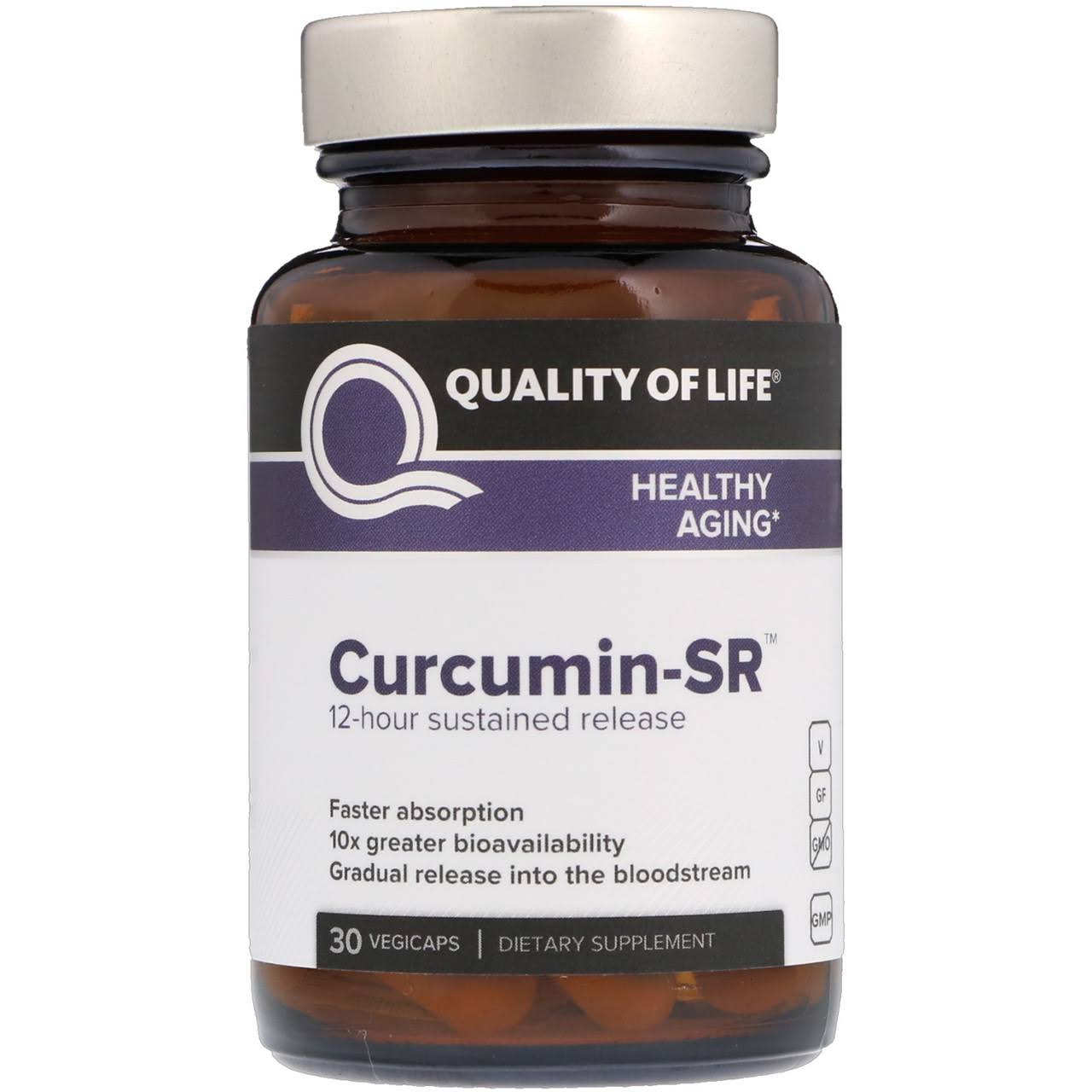 Quality of Life Labs Curcumin Dietary Supplement - 125mg, 30ct