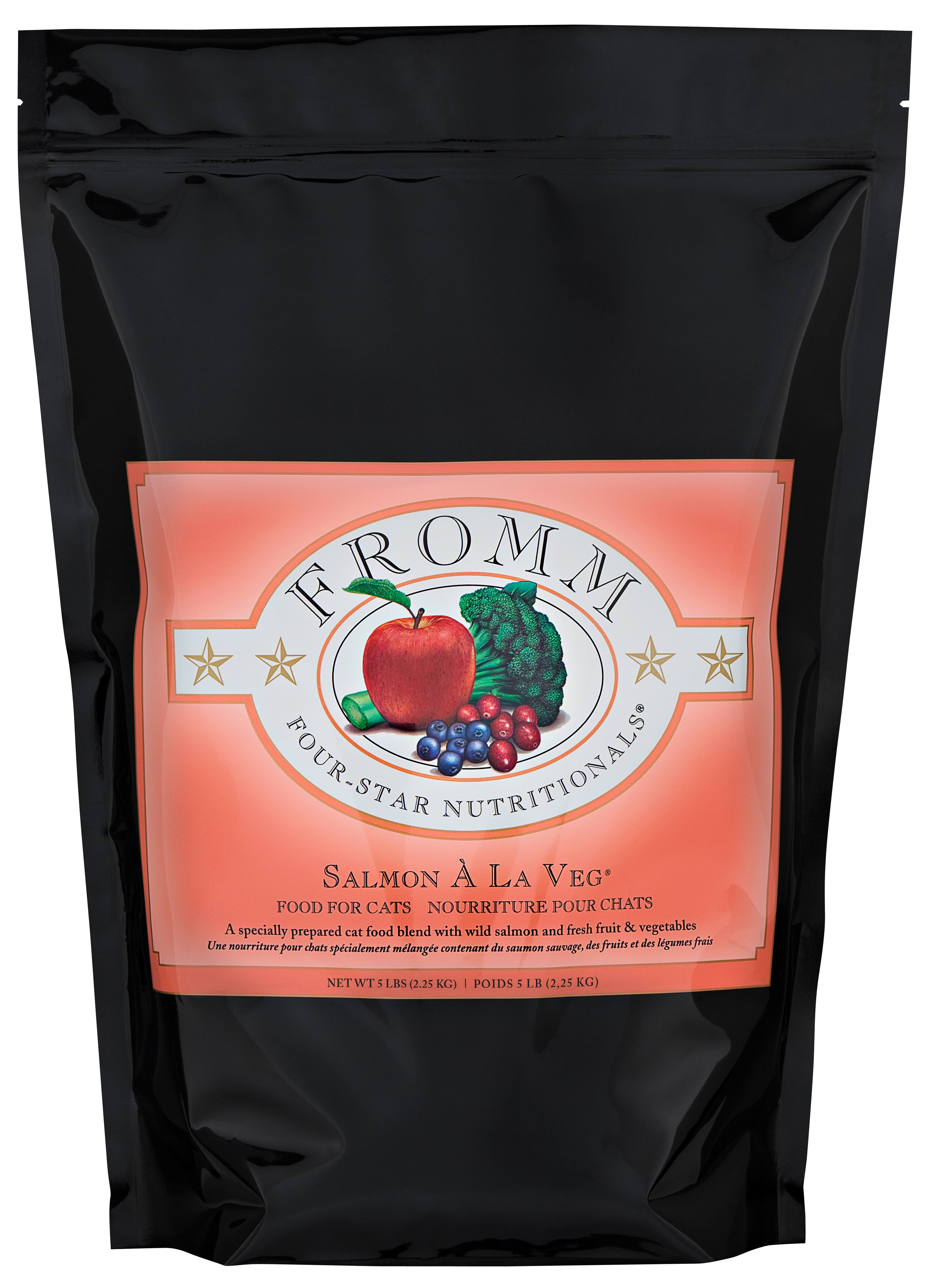 Fromm Four-Star Nutritionals Dry Cat Food, Salmon A La Veg - 5 lb bag