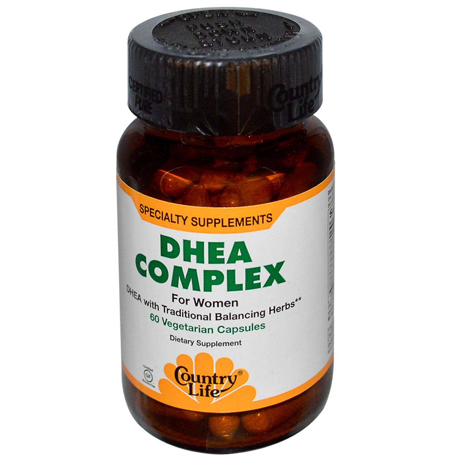 Country Life Dhea Complex For Women - 60 Vegan Capsules