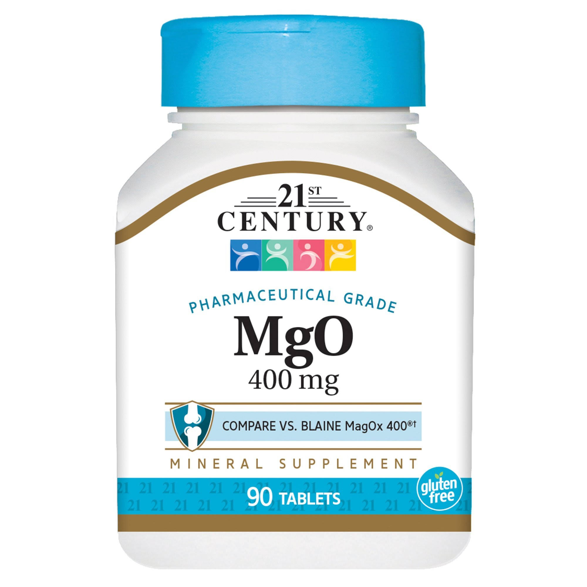 21st Century Mgo Magnesium Oxide - 400mg, 90 Tablets