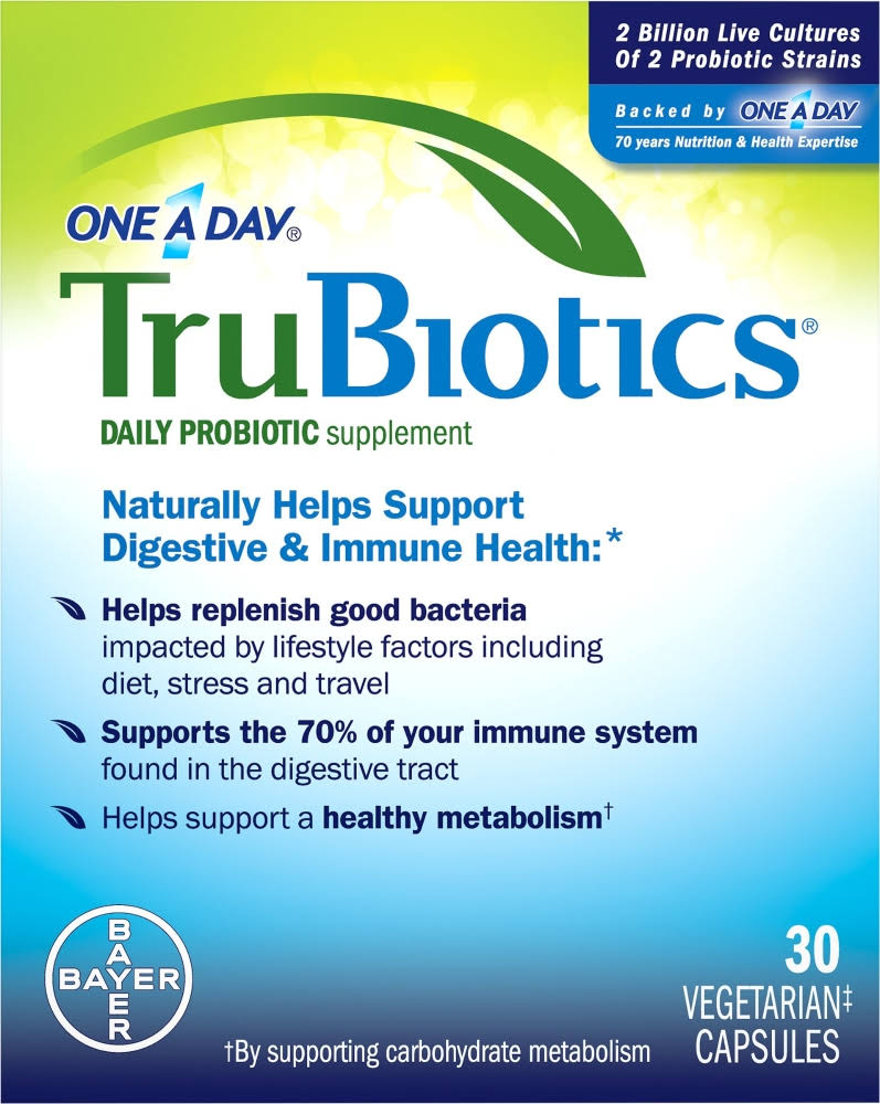 Trubiotics Probiotic Supplements Capsules - 30ct
