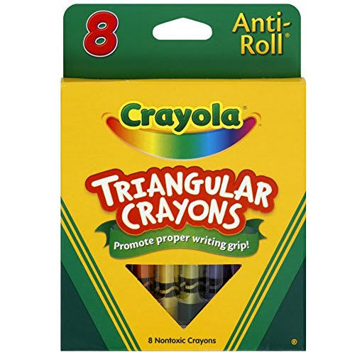Crayola Triangular Crayons - x8