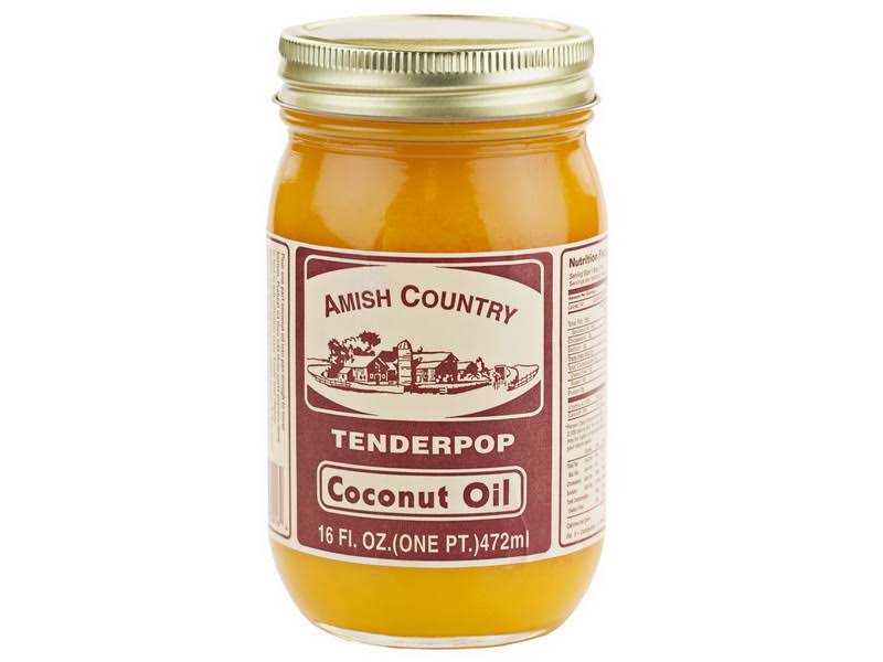 Amish Country Popcorn Coconut Oil - 16oz, 4pk