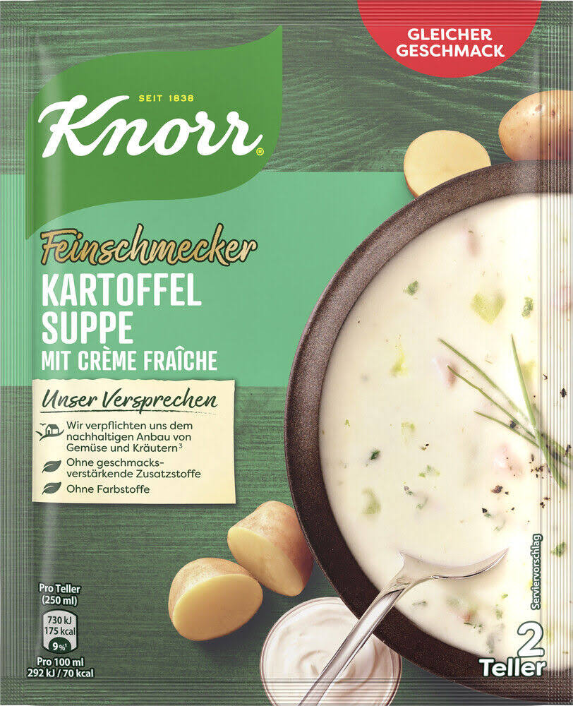 Knorr Gourmet Potato Soup with Creme Fraiche