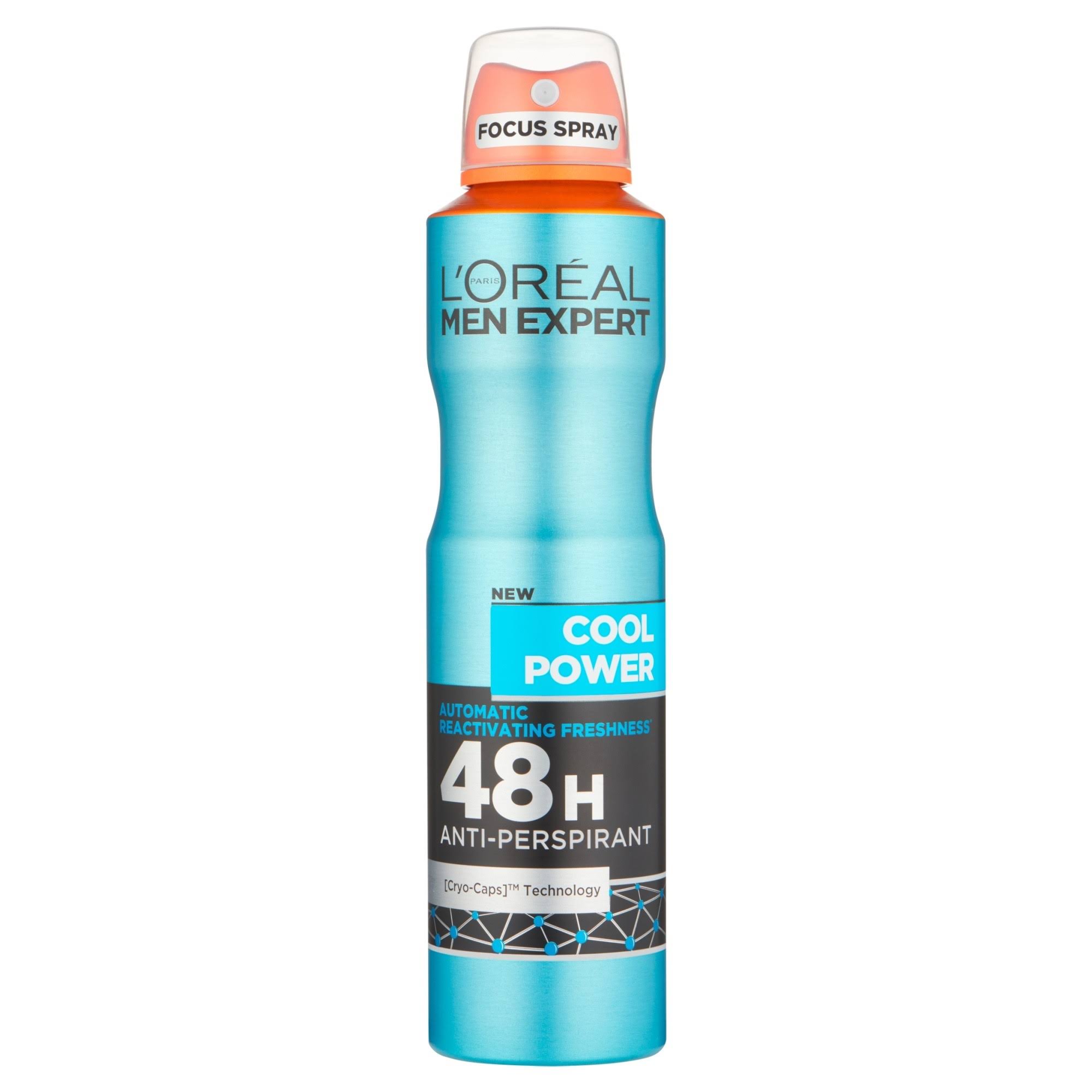 L'Oreal Men Expert 48 Hour Anti Perspirant Deodorant - Cool Power, 250ml