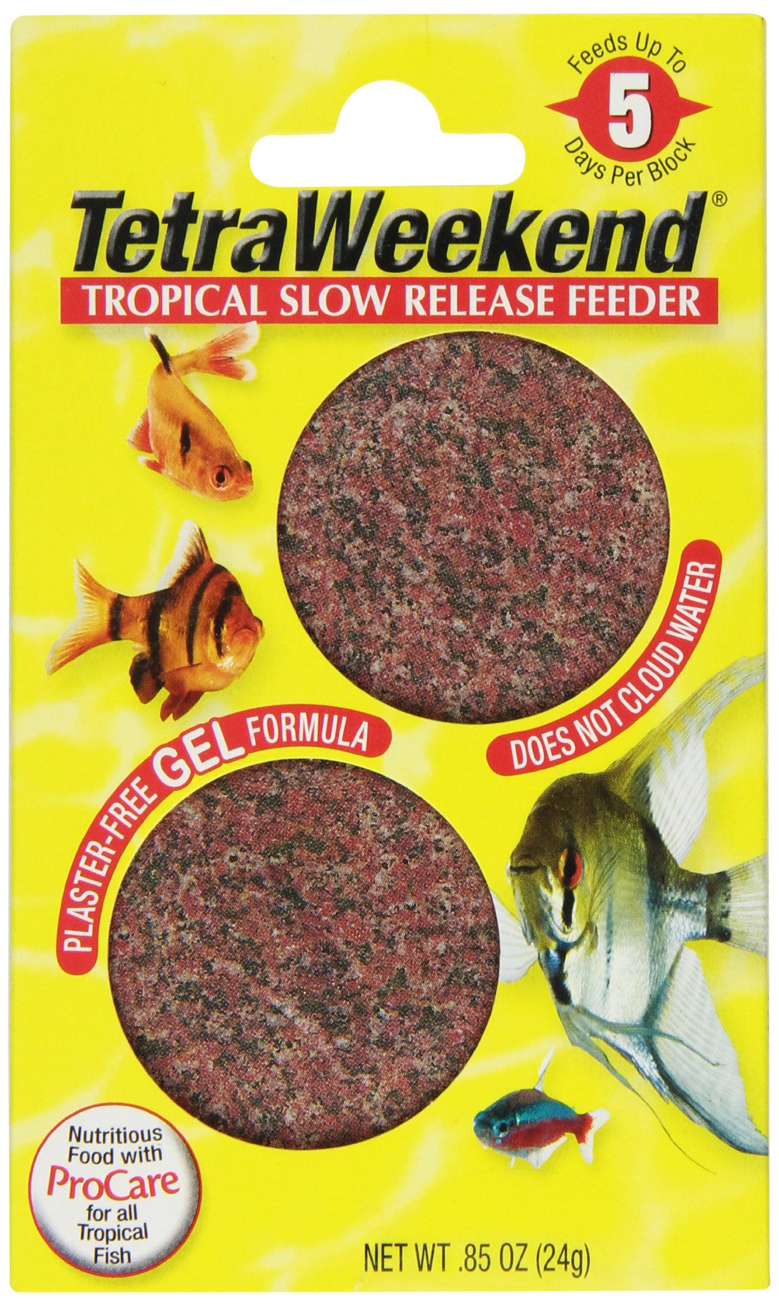 Tetraweekend Tropical Slow Release Feeder Fish Food - 24g