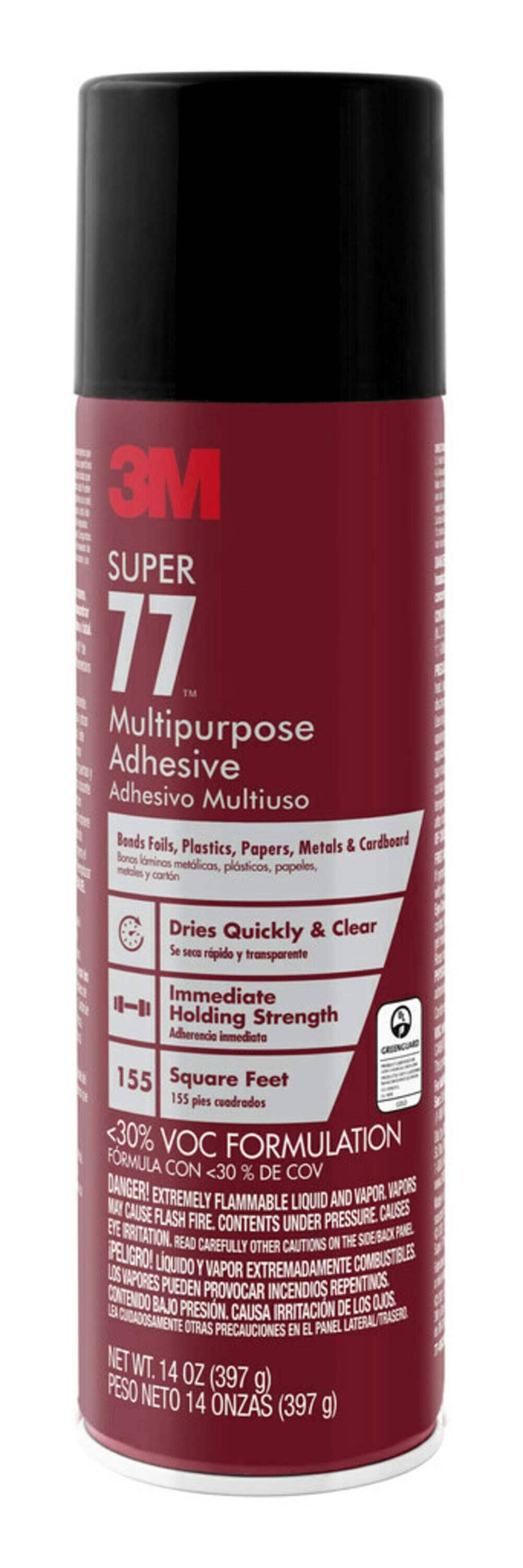 3M Super 77 14 Oz. Multipurpose Low VOC Spray Adhesive 77-VOC30DSC