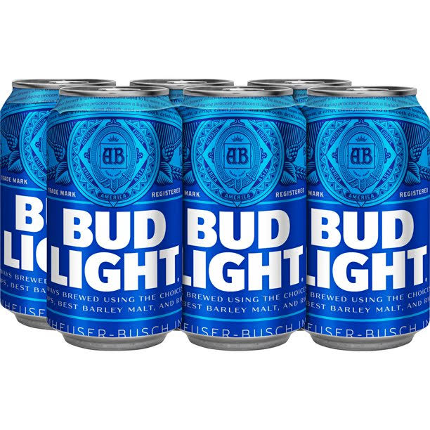 Bud Light Beer - 6 cans