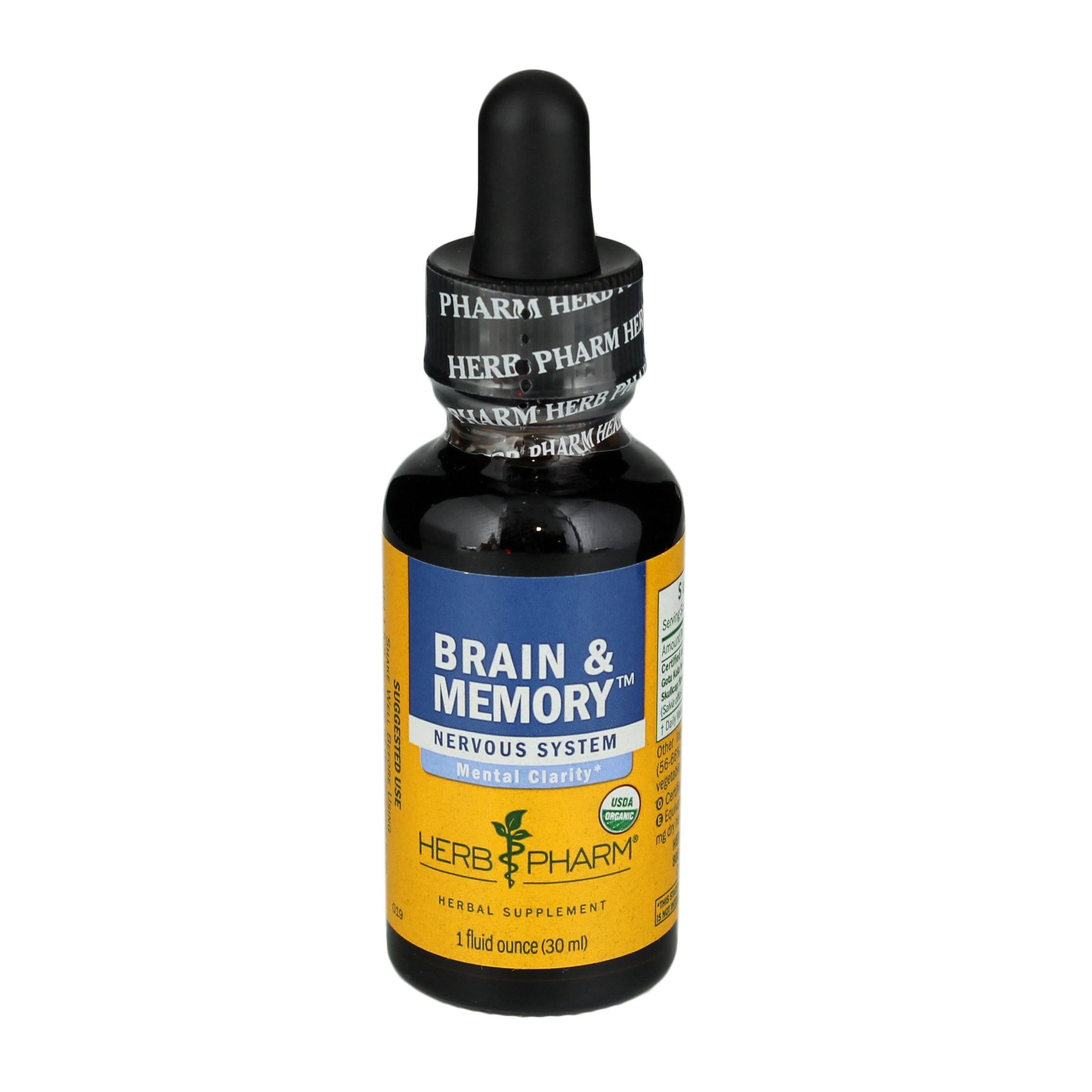 Herb Pharm Brain & Memory Tonic Liquid Herbal Extract