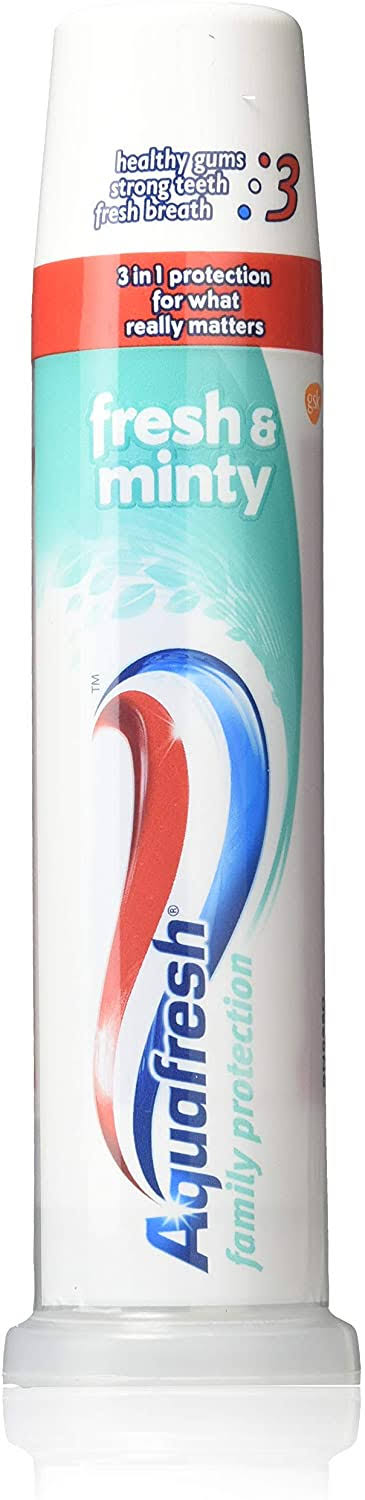 AquaFresh Whitening Toothpaste Pump 100ml Pack of