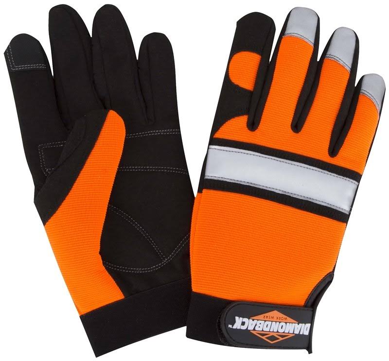 Diamondback 5959XL High-Visibility Mechanic Gloves