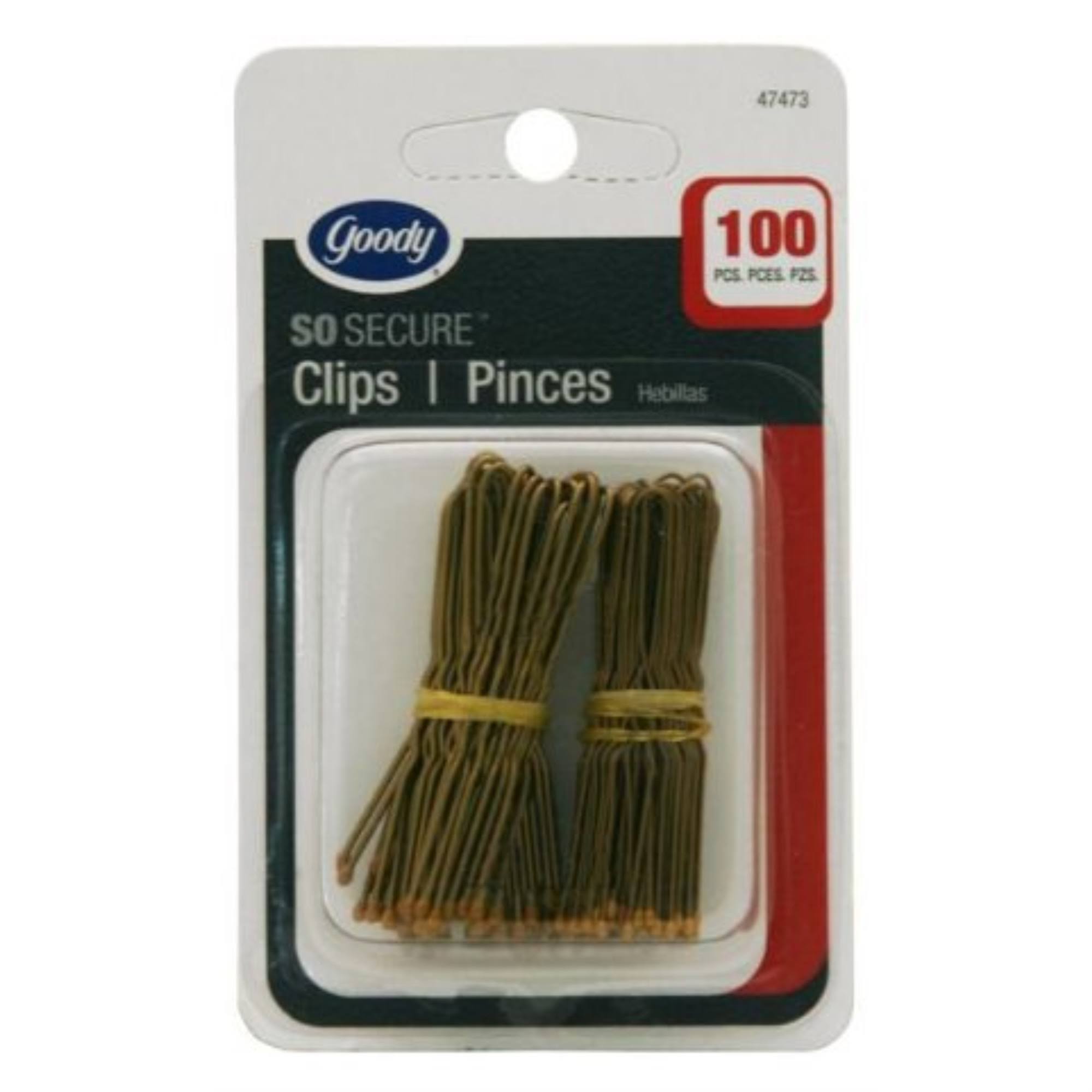 Goody Hair Pins - Brown, 100pcs