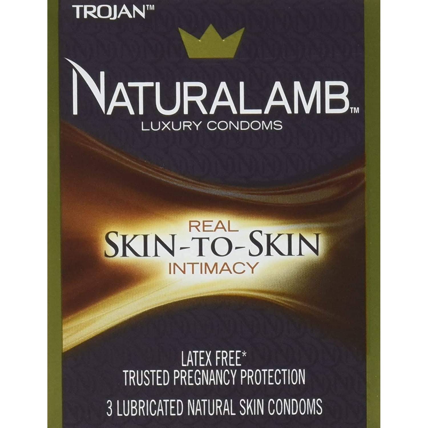 Trojan Naturalamb Lubricated Natural Skin Condoms