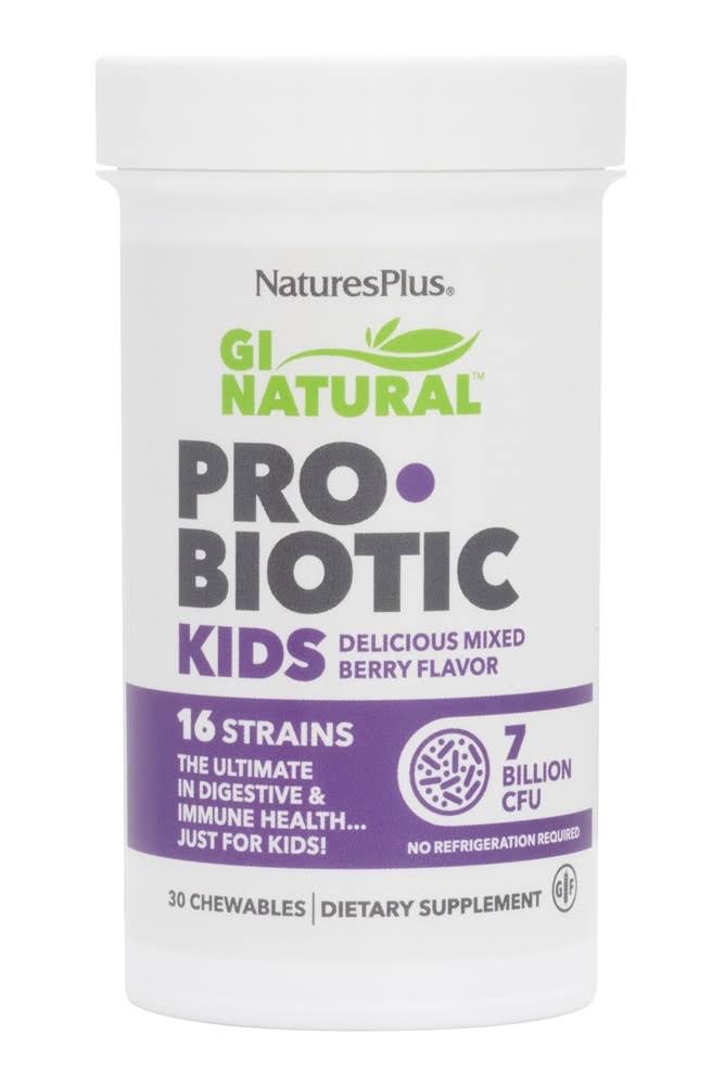Nature's Plus GI Natural ProBiotic Kids - 30 Chewables