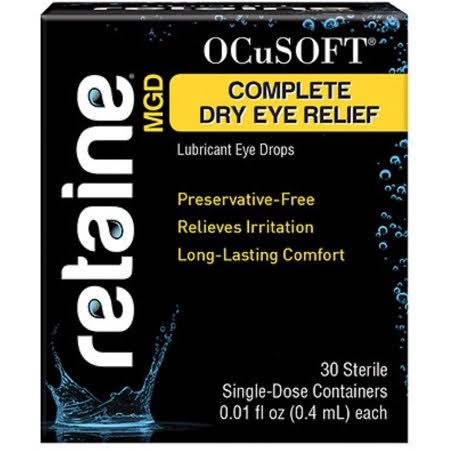 Ocusoft Retaine Mgd Complete Dry Eye Relief - 30 Sterile Single-Dose Containers