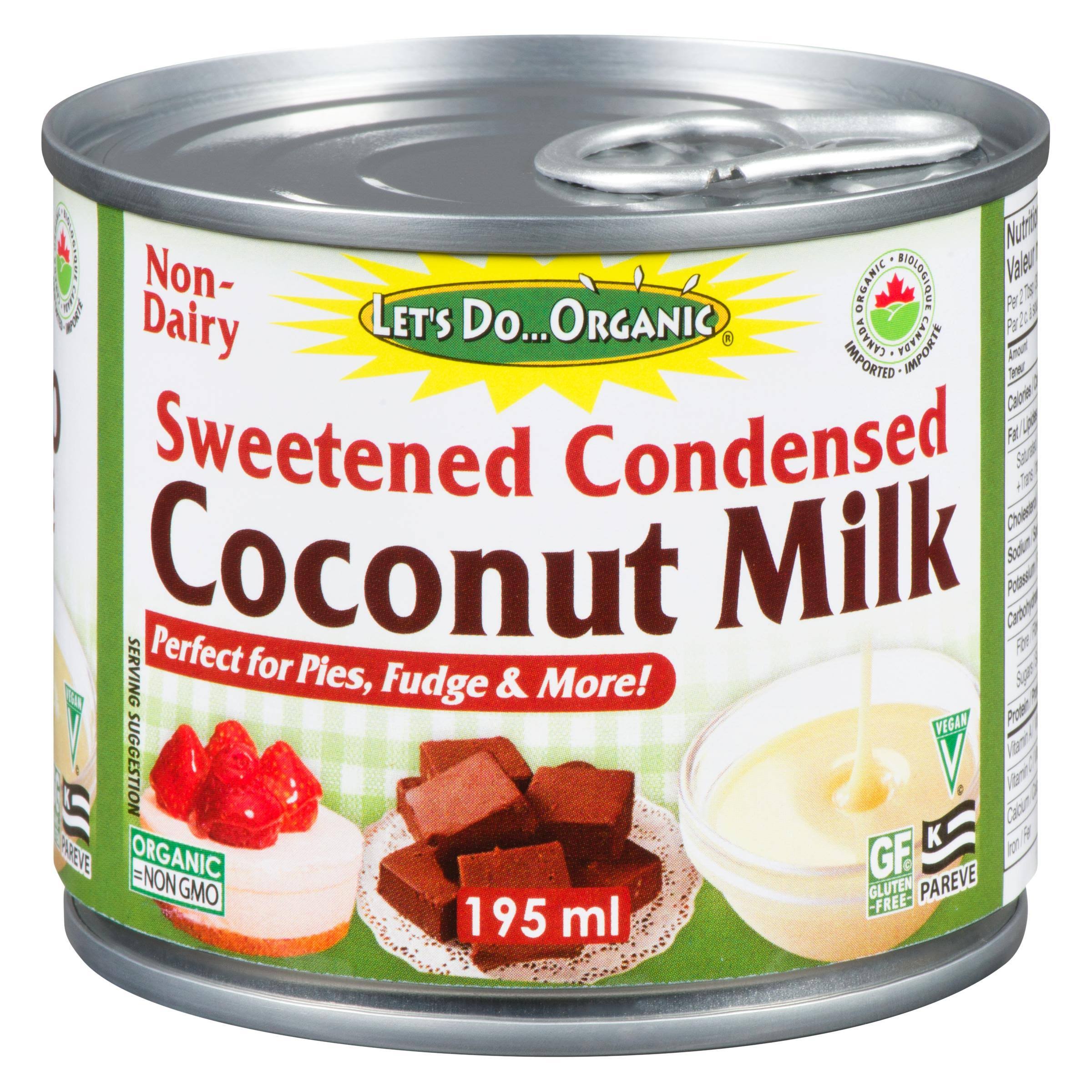 Let's Do Organic Condensed Coconut Milk (195ml)
