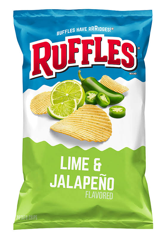 Ruffles Lime & Jalapeño Potato Chips (8.5oz)