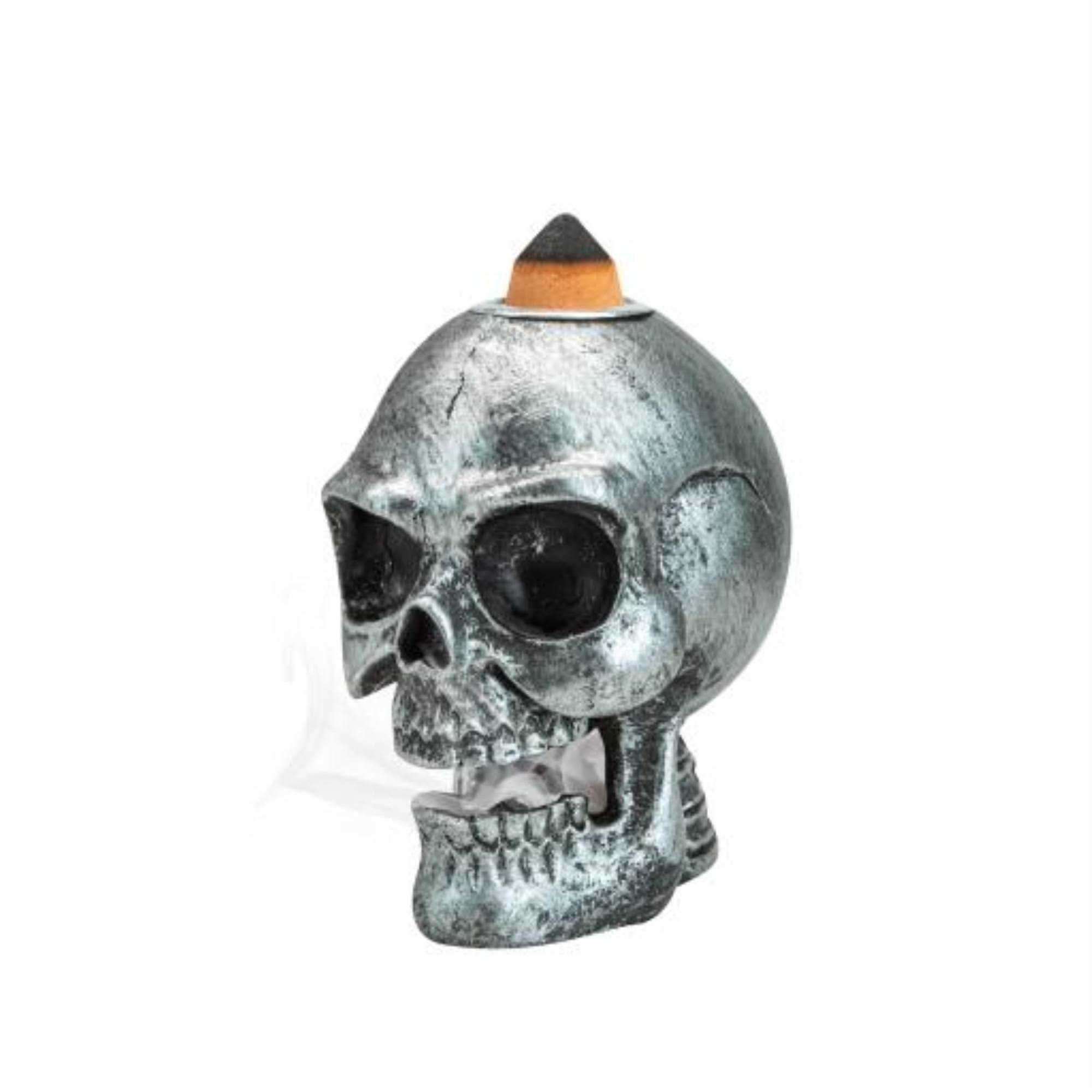 ZenN Backflow Incense Burner Skull Head