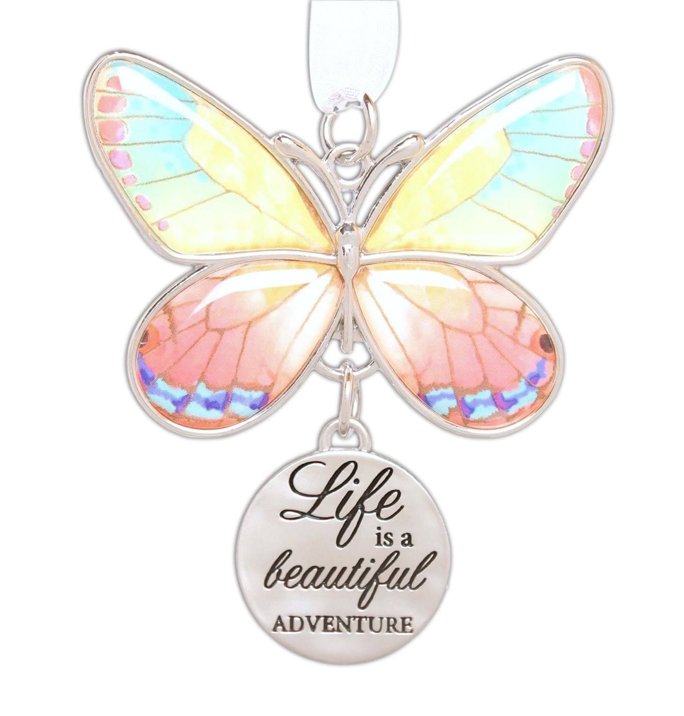 Ganz E7 Home Decor Christmas Spring Blissful Journey Butterfly Ornament - Life is a Adventure