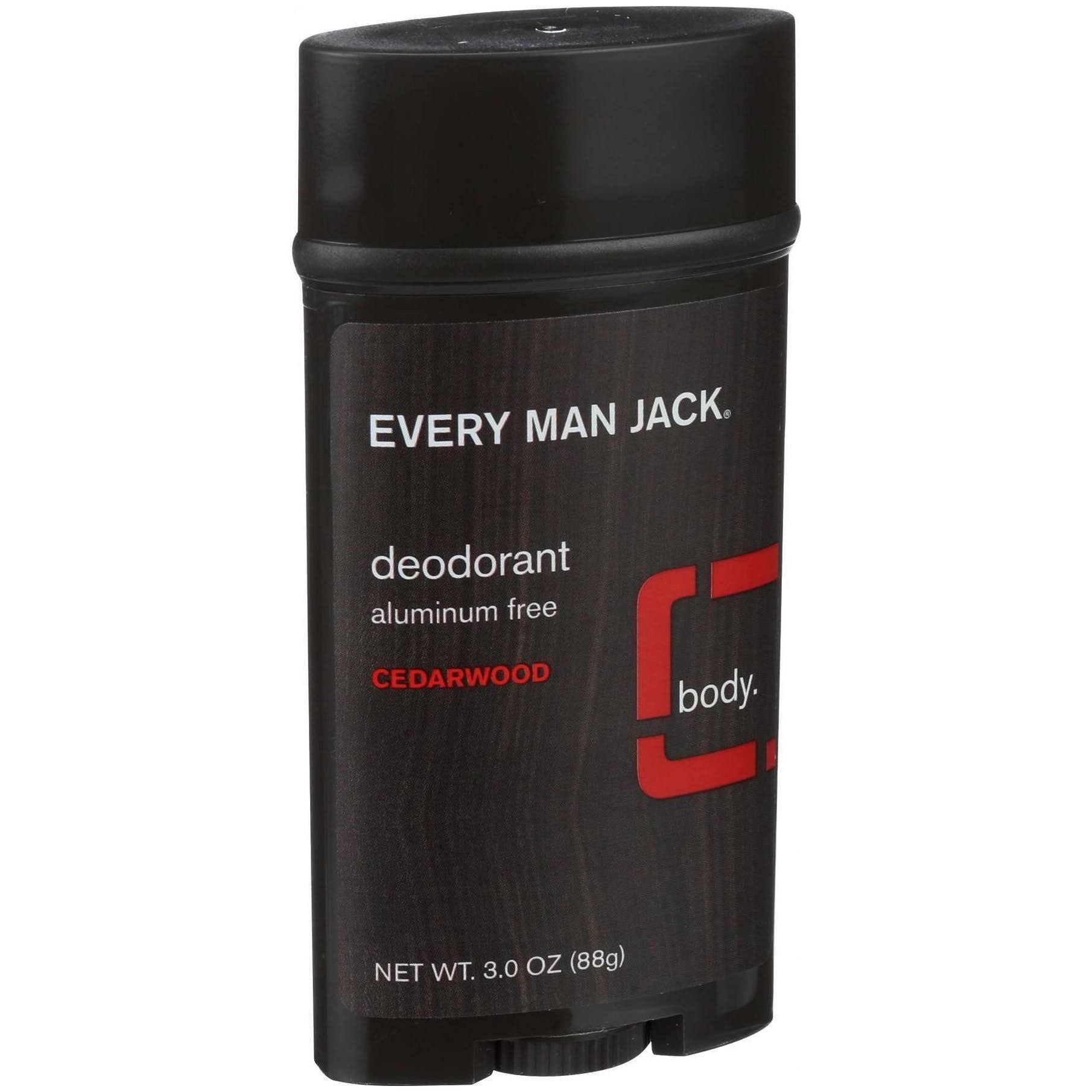 Every Man Jack Deodorant - Cedarwood, 3.0oz