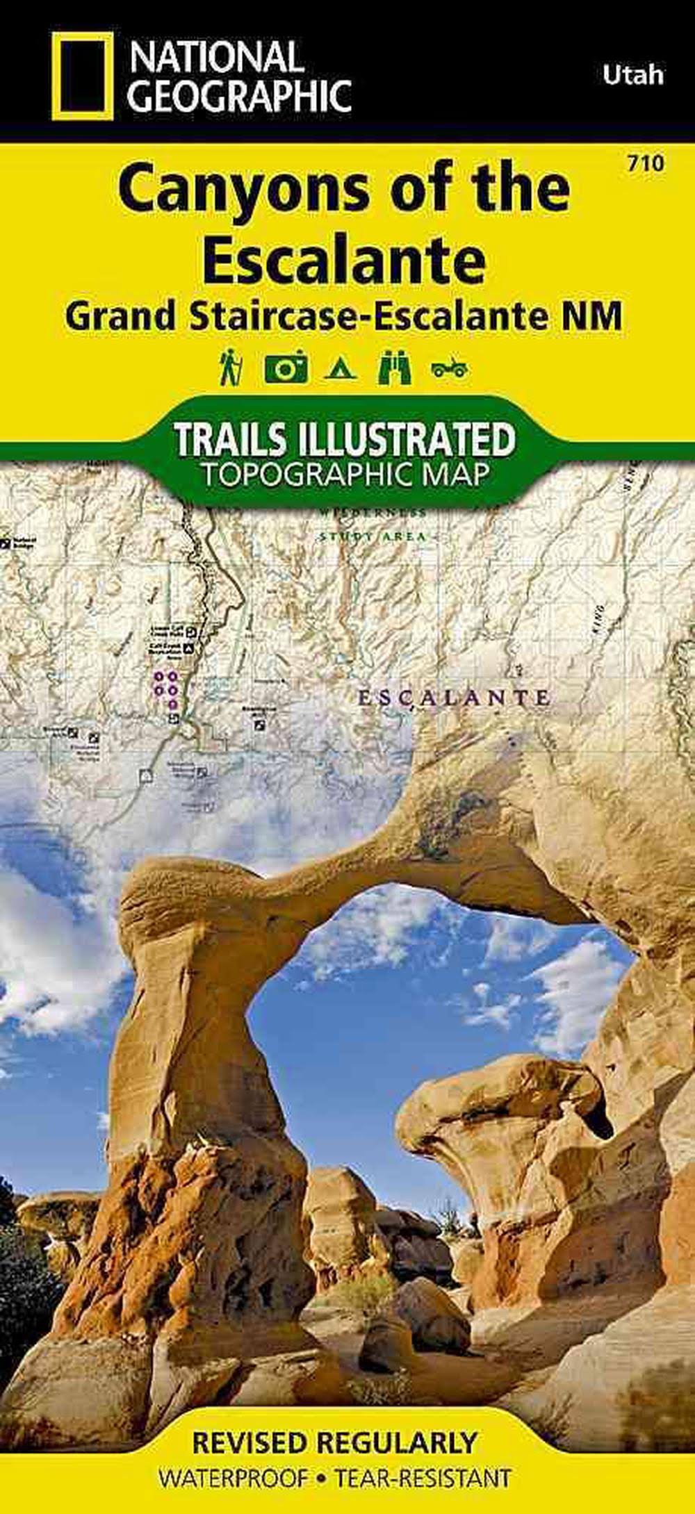 National Geographic Canyons of the Escalante Trails Illustrated Map: Grand Staircase - Escalante NM [Book]