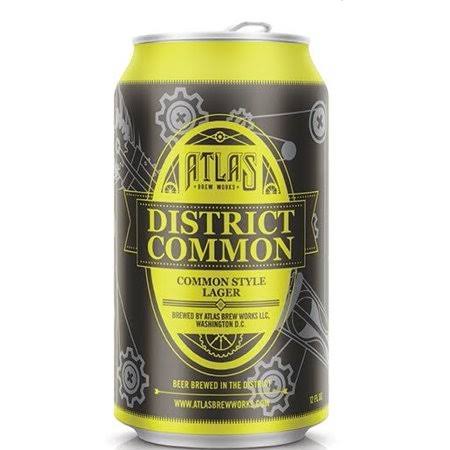 Atlas Brewing District Common Style Lager - 12oz