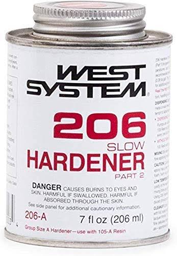 West System Slow Epoxy Hardener - 206ml