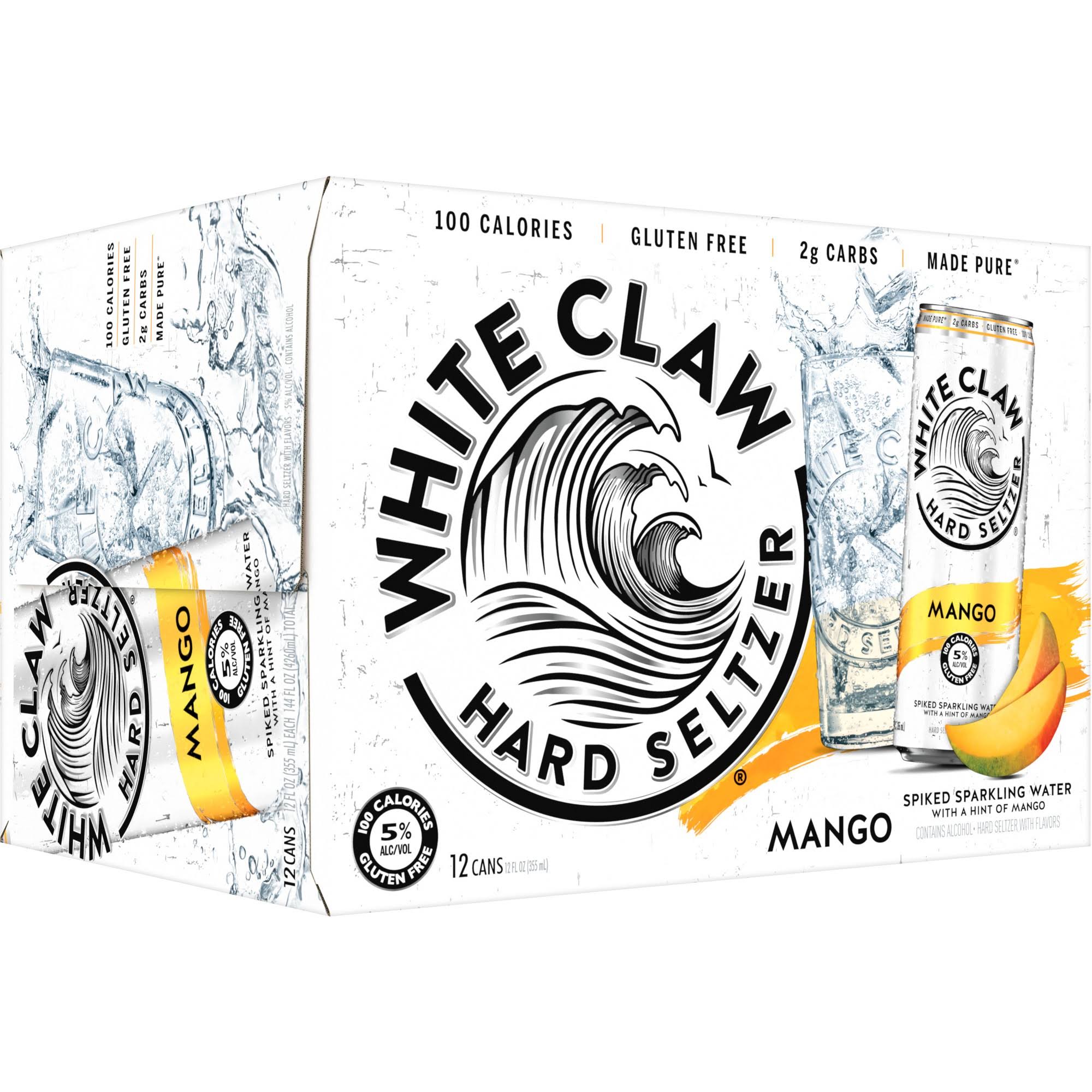 White Claw Hard Seltzer 70 Mango