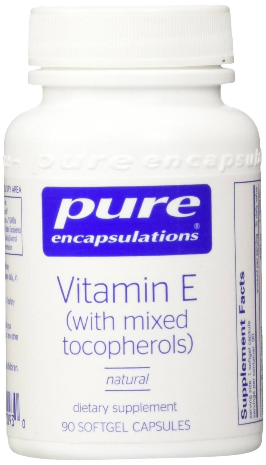 Pure Encapsulations Vitamin E Mixed Tocopherols Dietary Supplement – 90ct