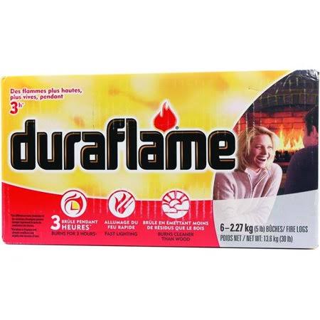 Duraflame Cowboy 252804 4.5 Lbs Fire Log - Pack Of 6 Cowboy Charcoal Multicolor