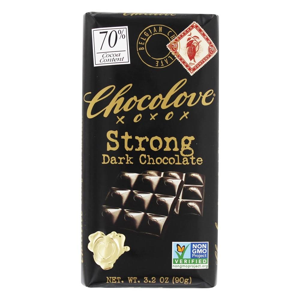 Chocolove Premium Chocolate Bars - Strong Dark Chocolate