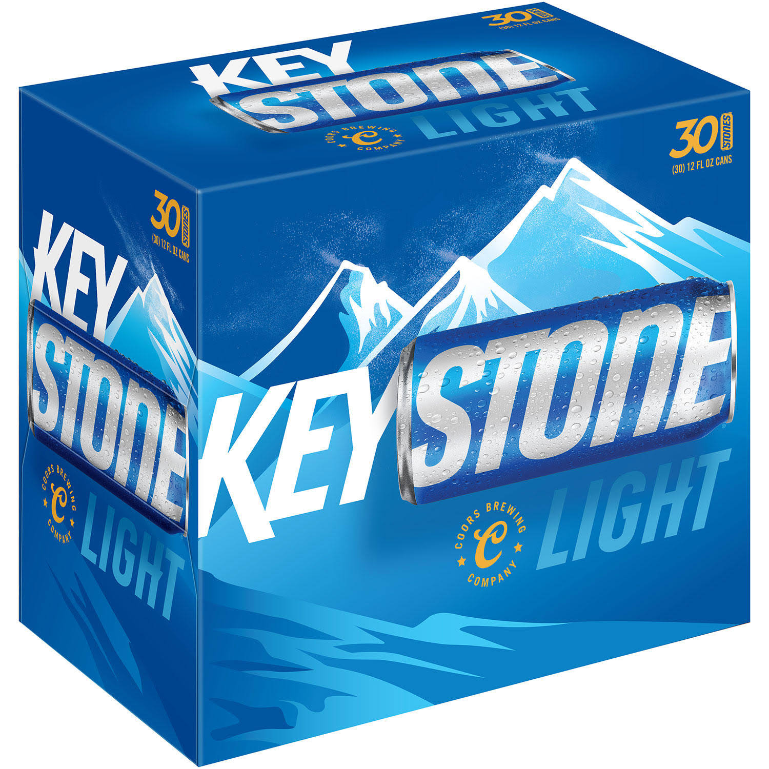 Keystone Beer - Light , 12floz, 30ct