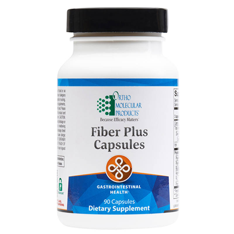 Ortho Molecular Products Fiber Plus Capsules Supplement - 90ct