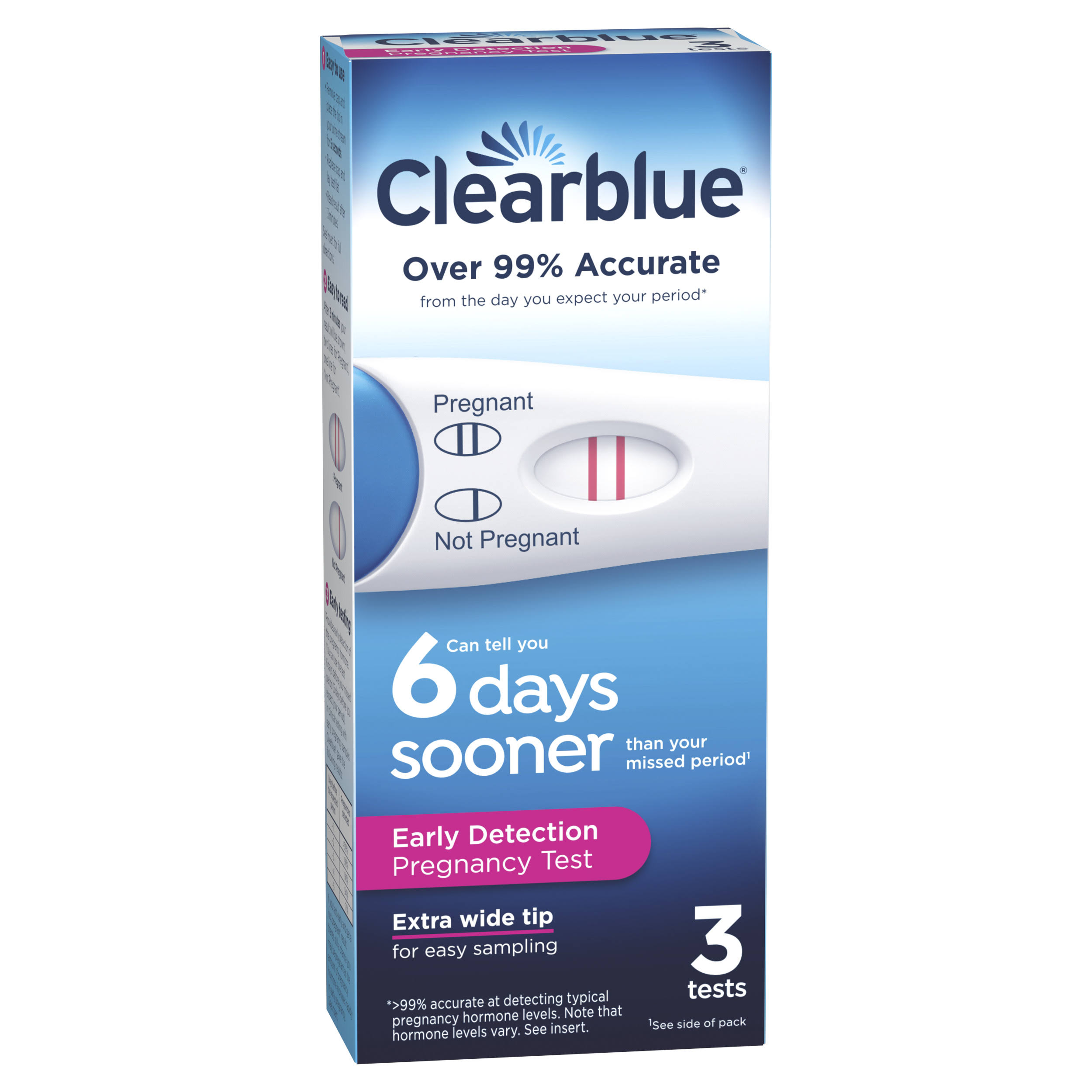 Clearblue Early Detection Pregnancy Test 3ct