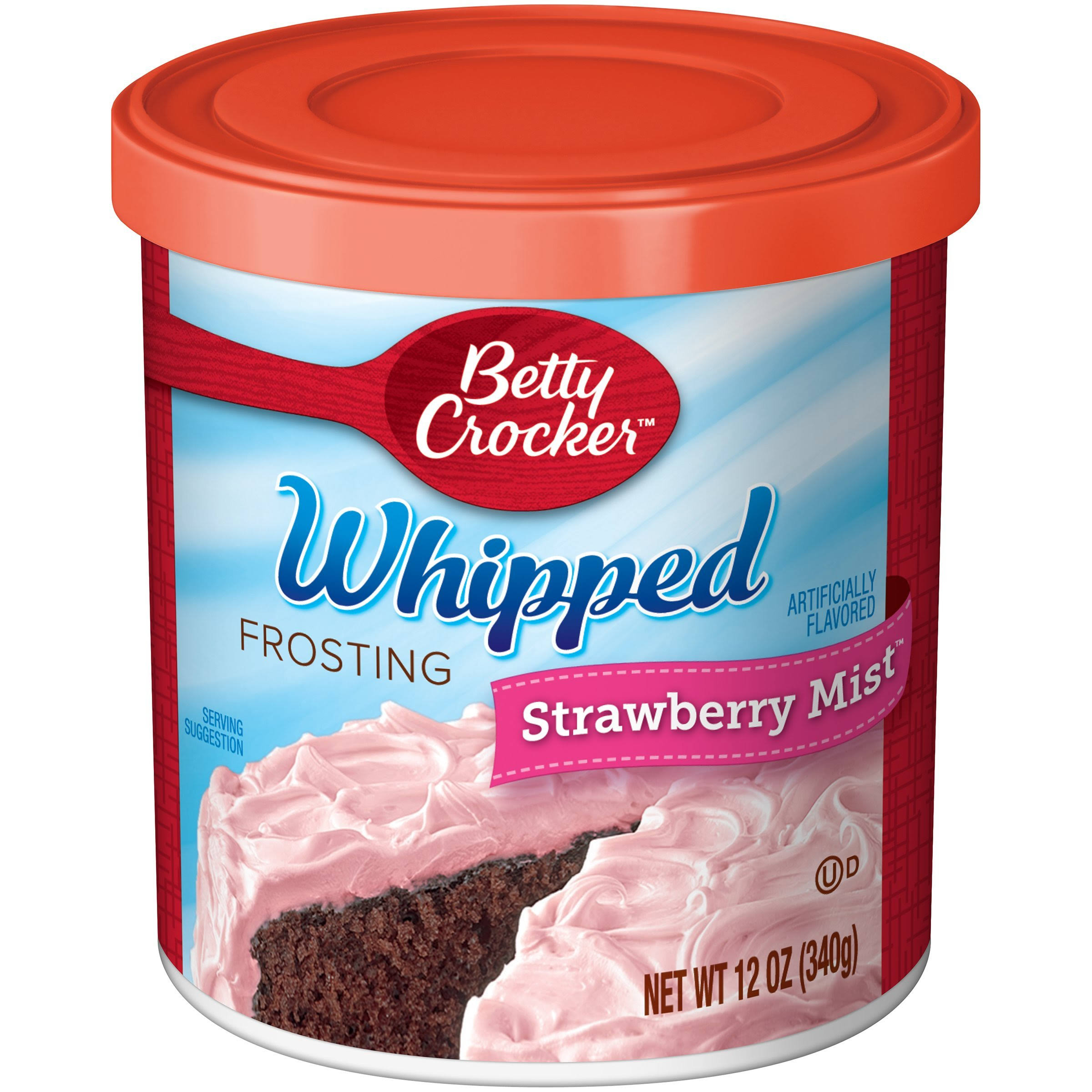 Betty Crocker Whipped Mist Frosting - Strawberry, 12oz