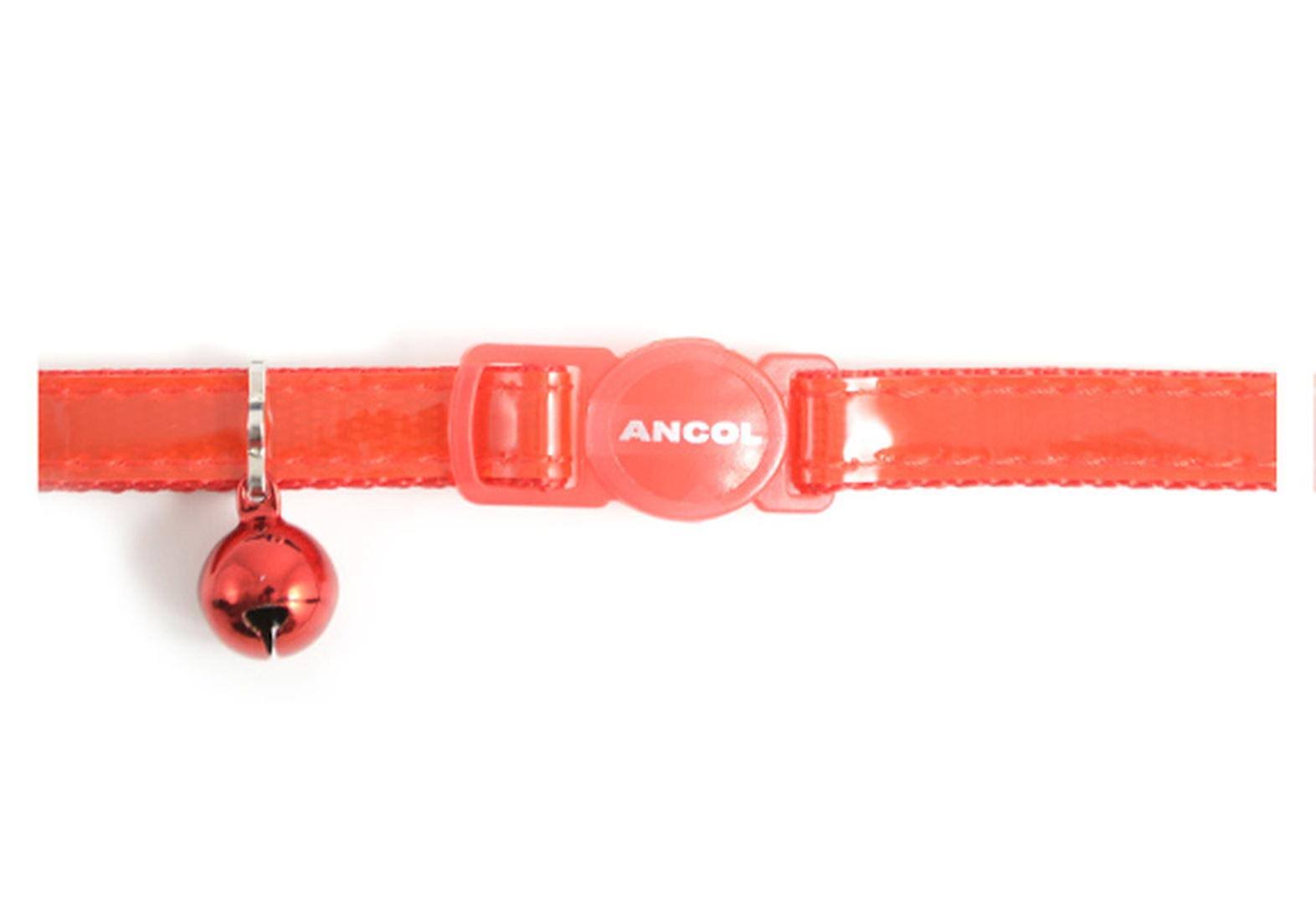 Ancol Gloss Reflective Cat Collar RED