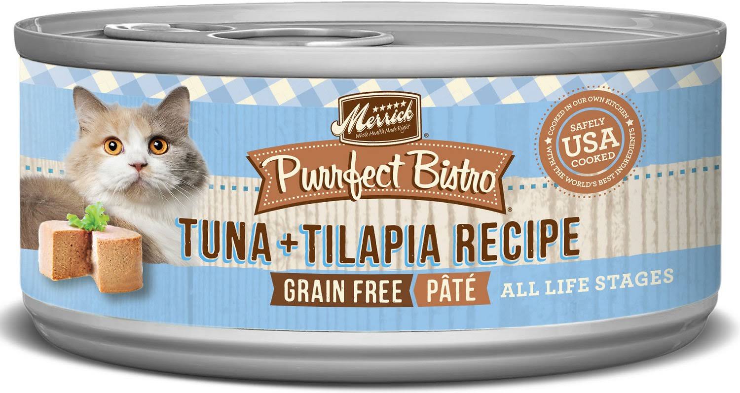 Merrick Purrfect Bistro Tuna + Tilapia Pate