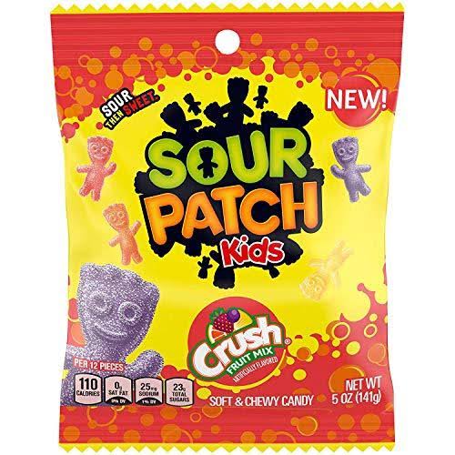 Sour Patch Kids Candy, Crush Soda Fruit Mix Flavor, 5 Ounce Bag